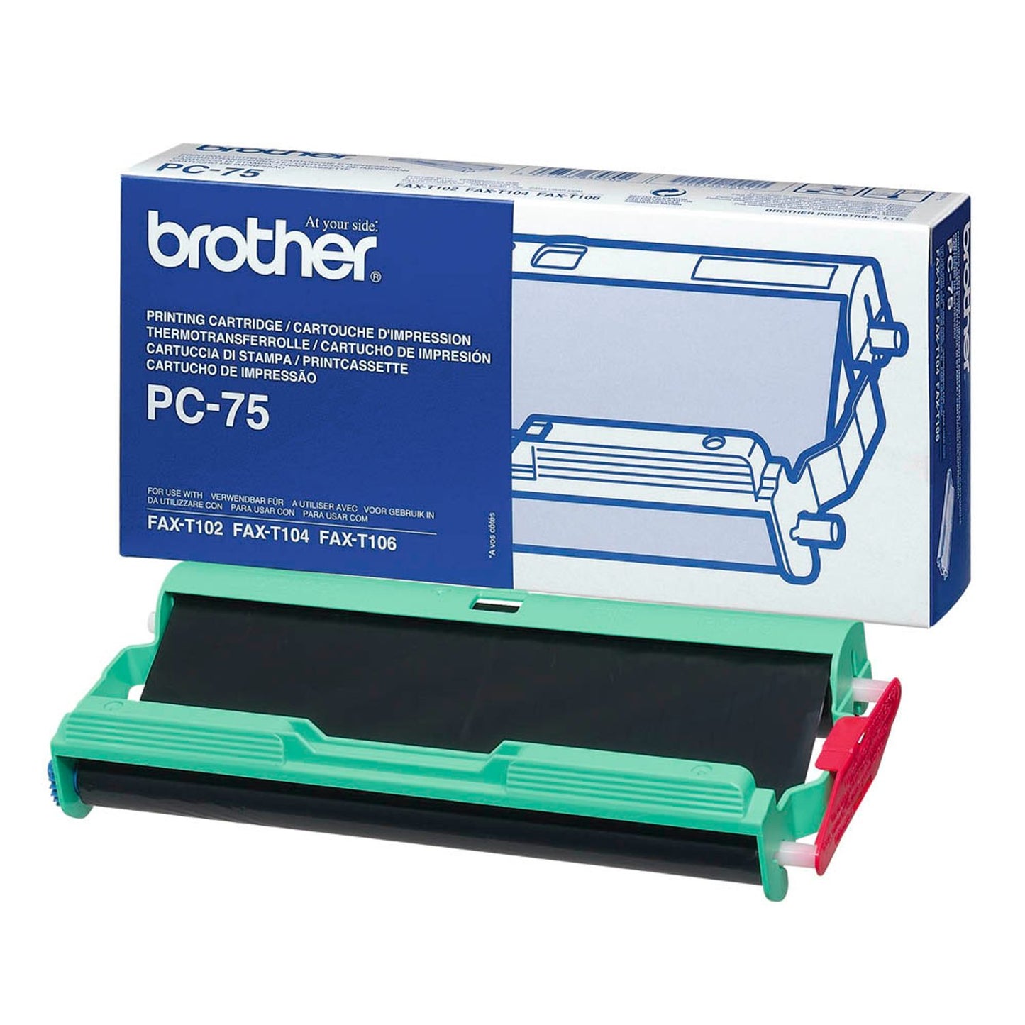 brother PC-75 schwarz Thermo-Druckfolie | PC75