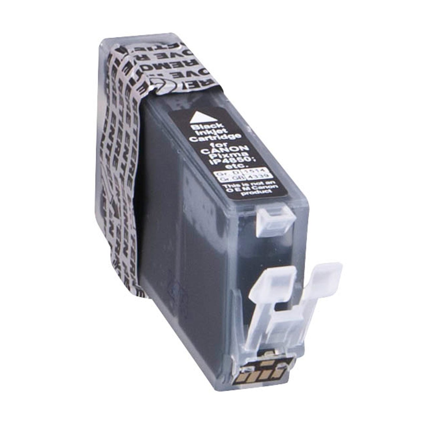 dots schwarz Druckerpatrone kompatibel zu Canon CLI-526 BK | 1514,0001-DOTS
