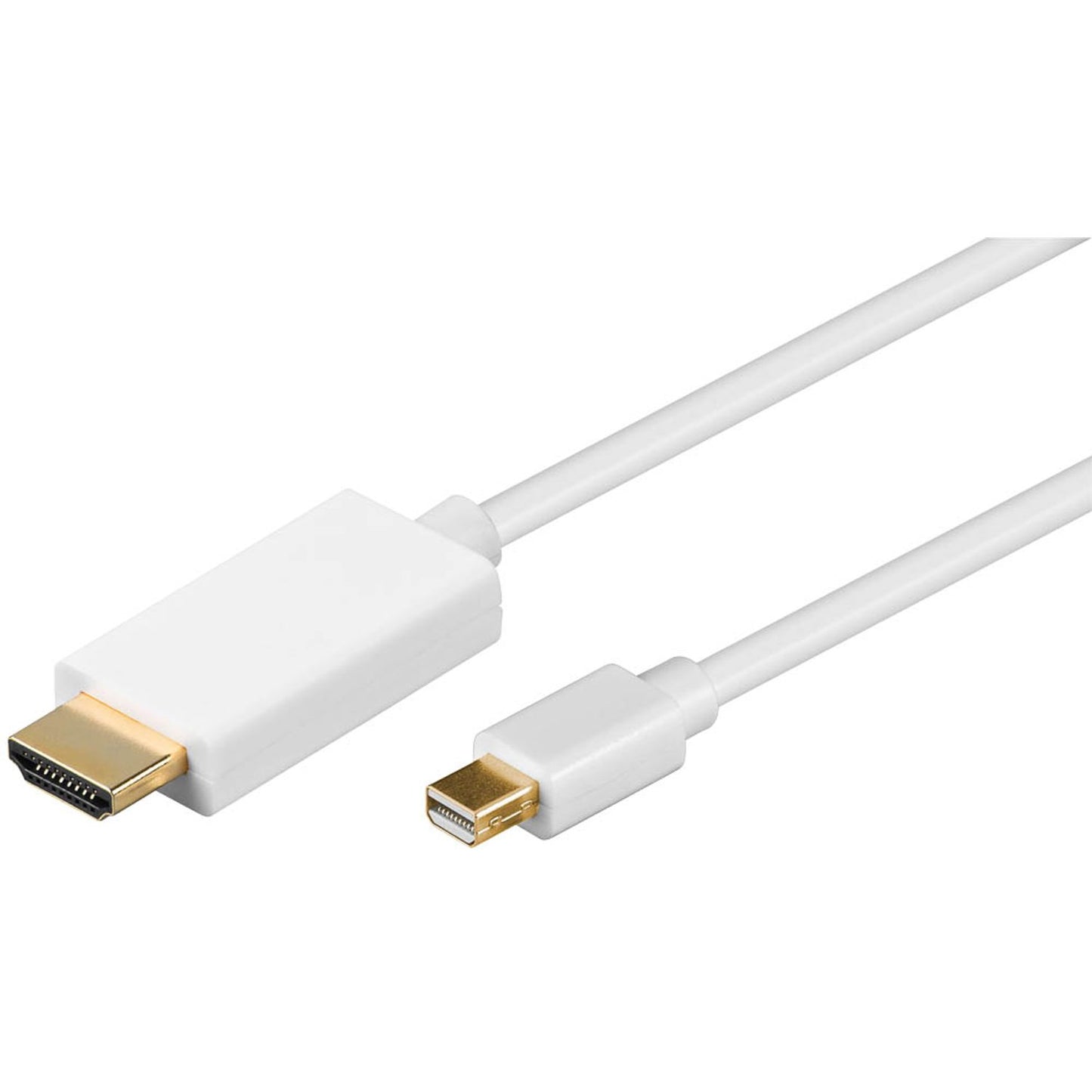 goobay Mini-DisplayPort/HDMI A Kabel 2,0 m weiß | 52861