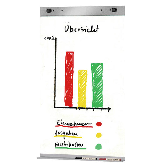 Kerkmann Flipchart-Halter Metropol silber für Stellwand Metropol | 45697700