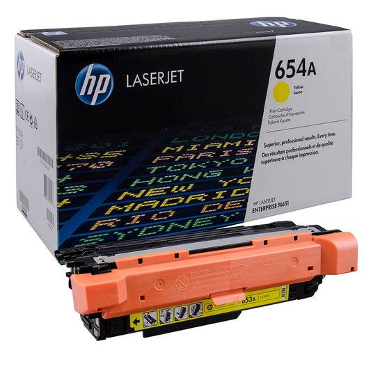 HP 654A () gelb Tonerkartusche | CF332A