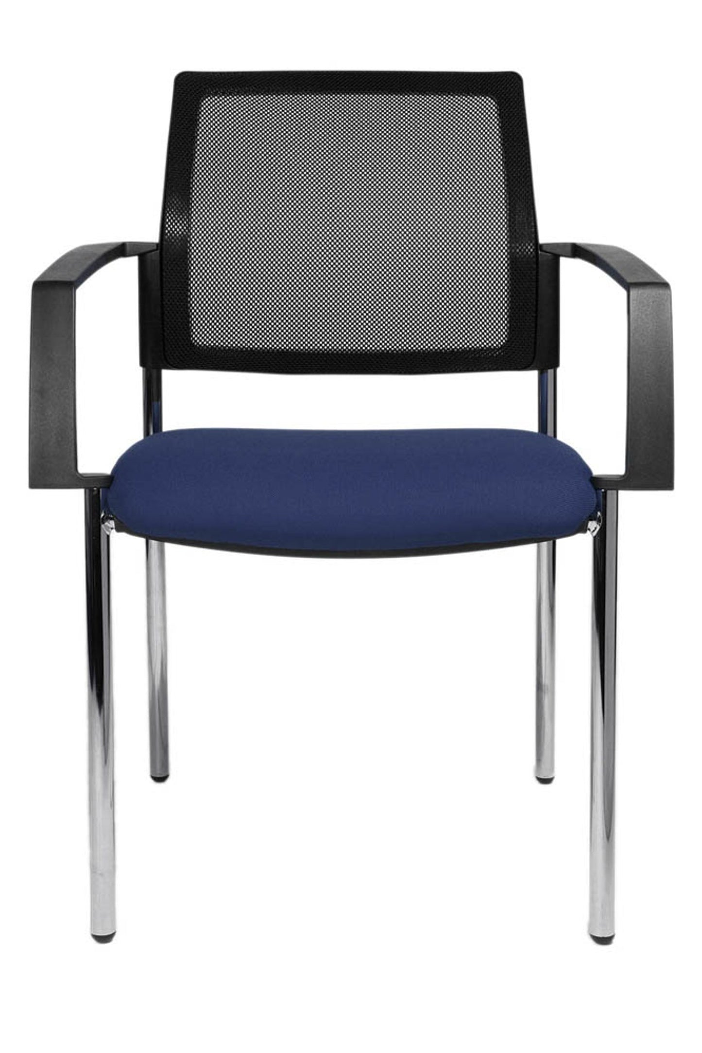 2 Topstar Besucherstühle BtoB 10 BB290A, schwarz Stoff