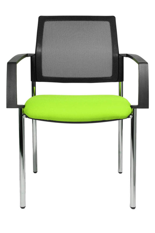 2 Topstar Besucherstühle BtoB 10 BB290A, schwarz Stoff