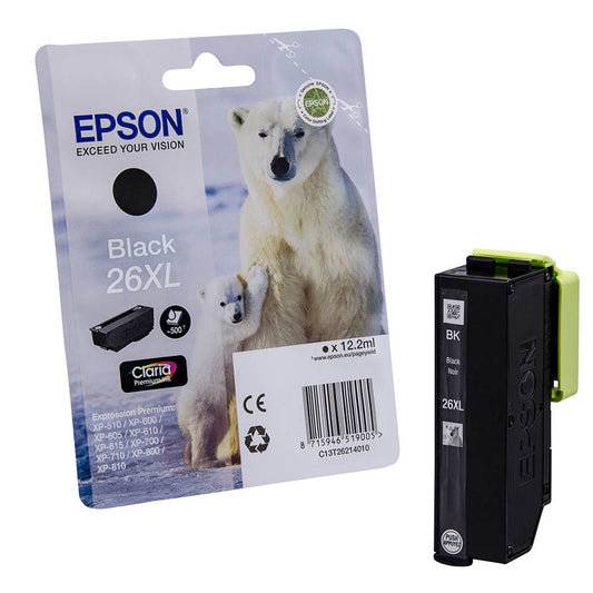 EPSON 26XL / T2621XL schwarz Druckerpatrone | C13T26214012