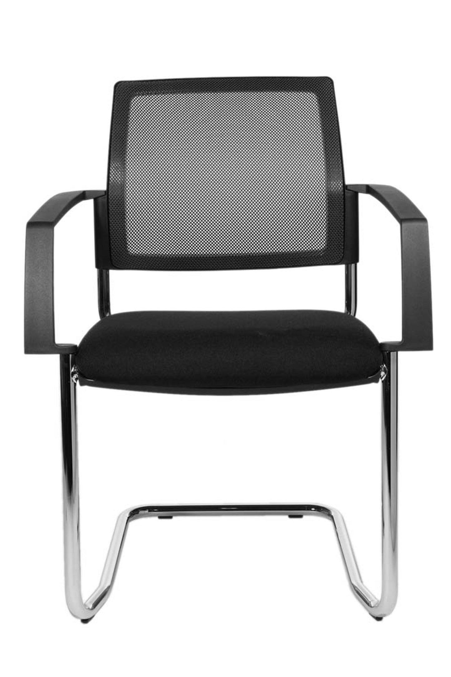 2 Topstar Besucherstühle BtoB 20 BB490A, schwarz Stoff