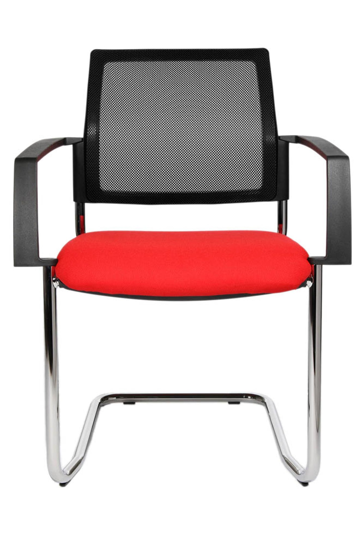 2 Topstar Besucherstühle BtoB 20 BB490A, schwarz Stoff