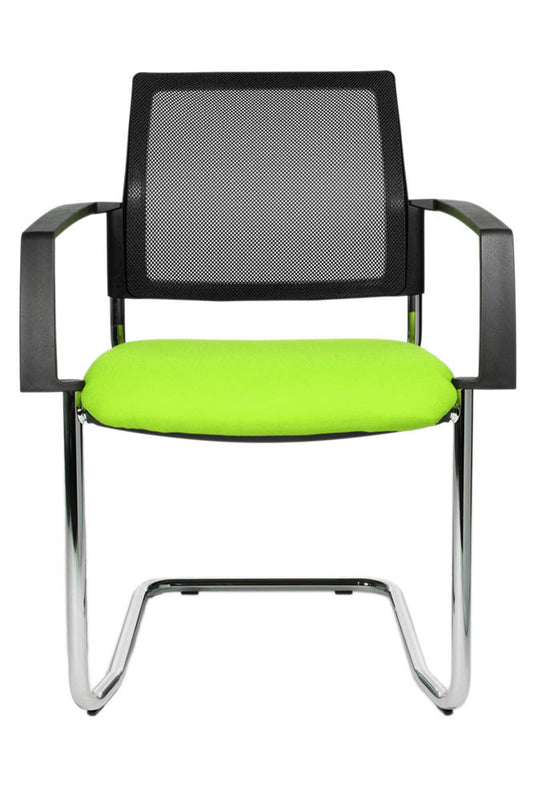 2 Topstar Besucherstühle BtoB 20 BB490A, schwarz Stoff