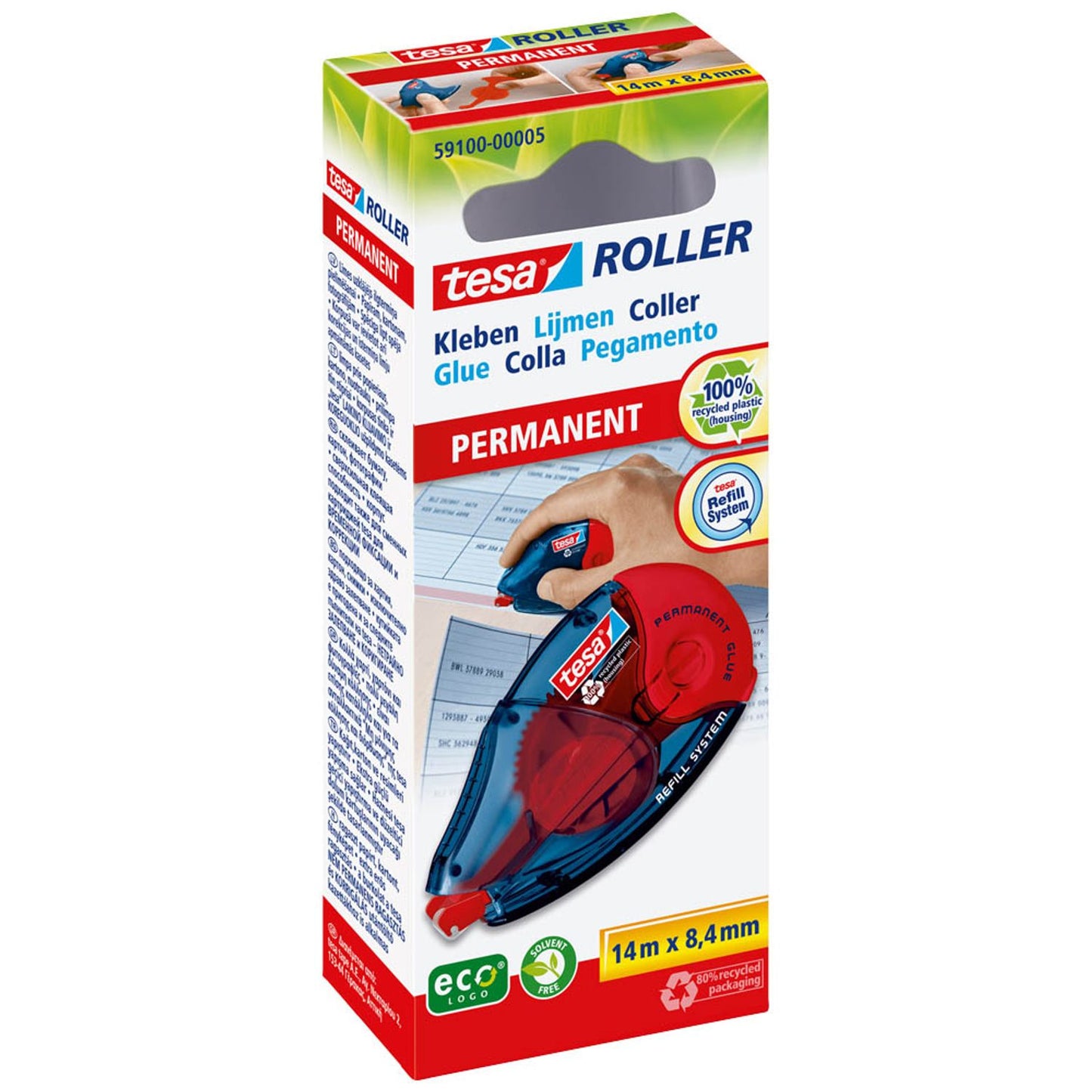 tesa Kleberoller dauerhaft | 59100-00005-06