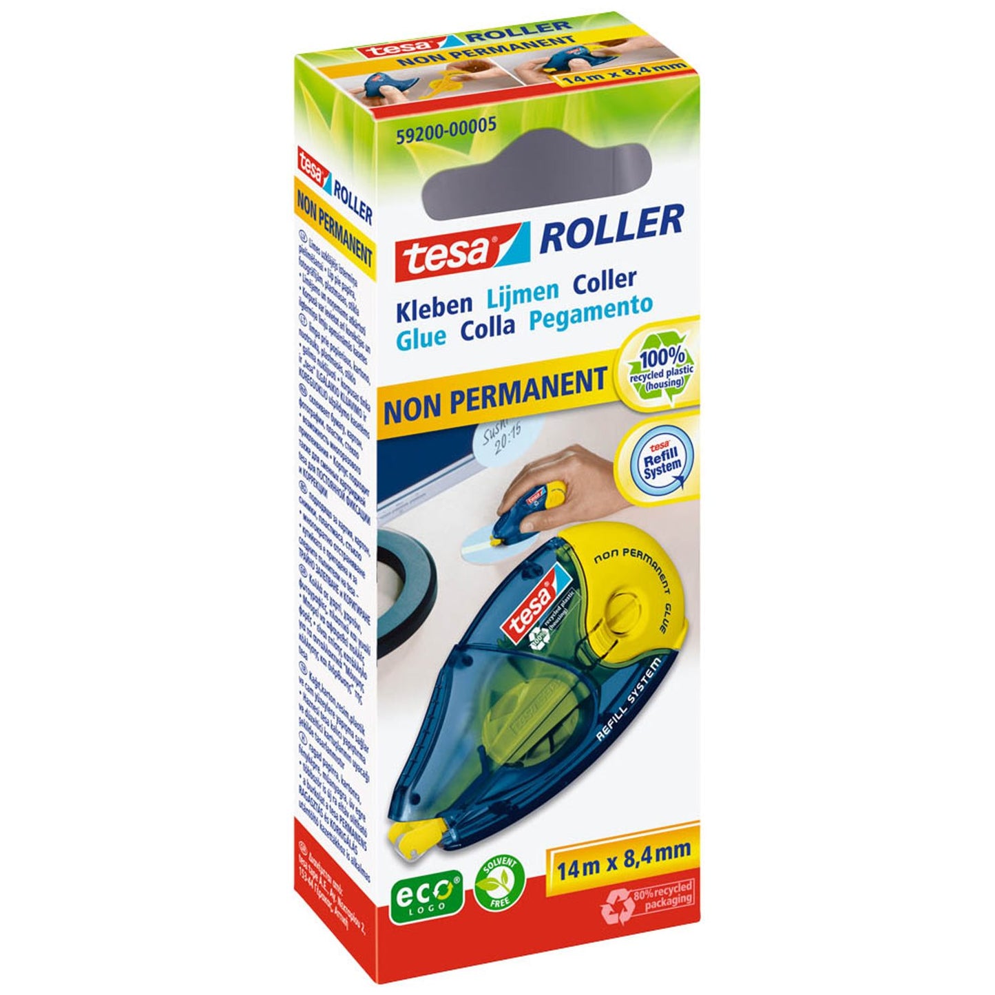 tesa Kleberoller wieder ablösbar | 59200-00005-06