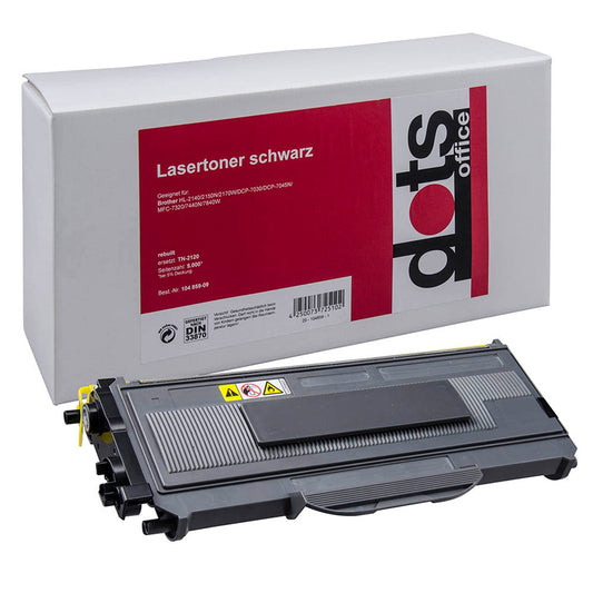 dots schwarz Toner kompatibel zu brother TN-2120XL | 1253,5000-DOTS
