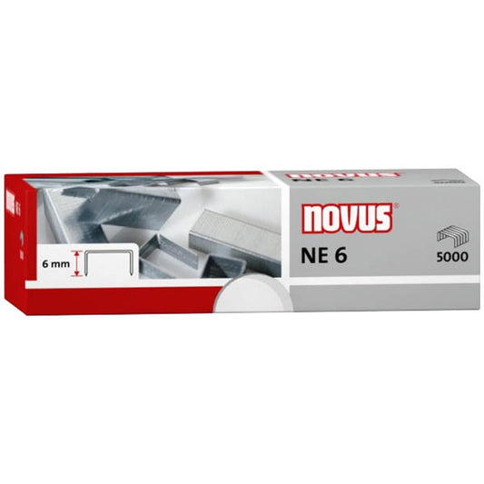 novus Heftklammern NE 6 | 042-0000 | 1 Pack = 5.000 St.