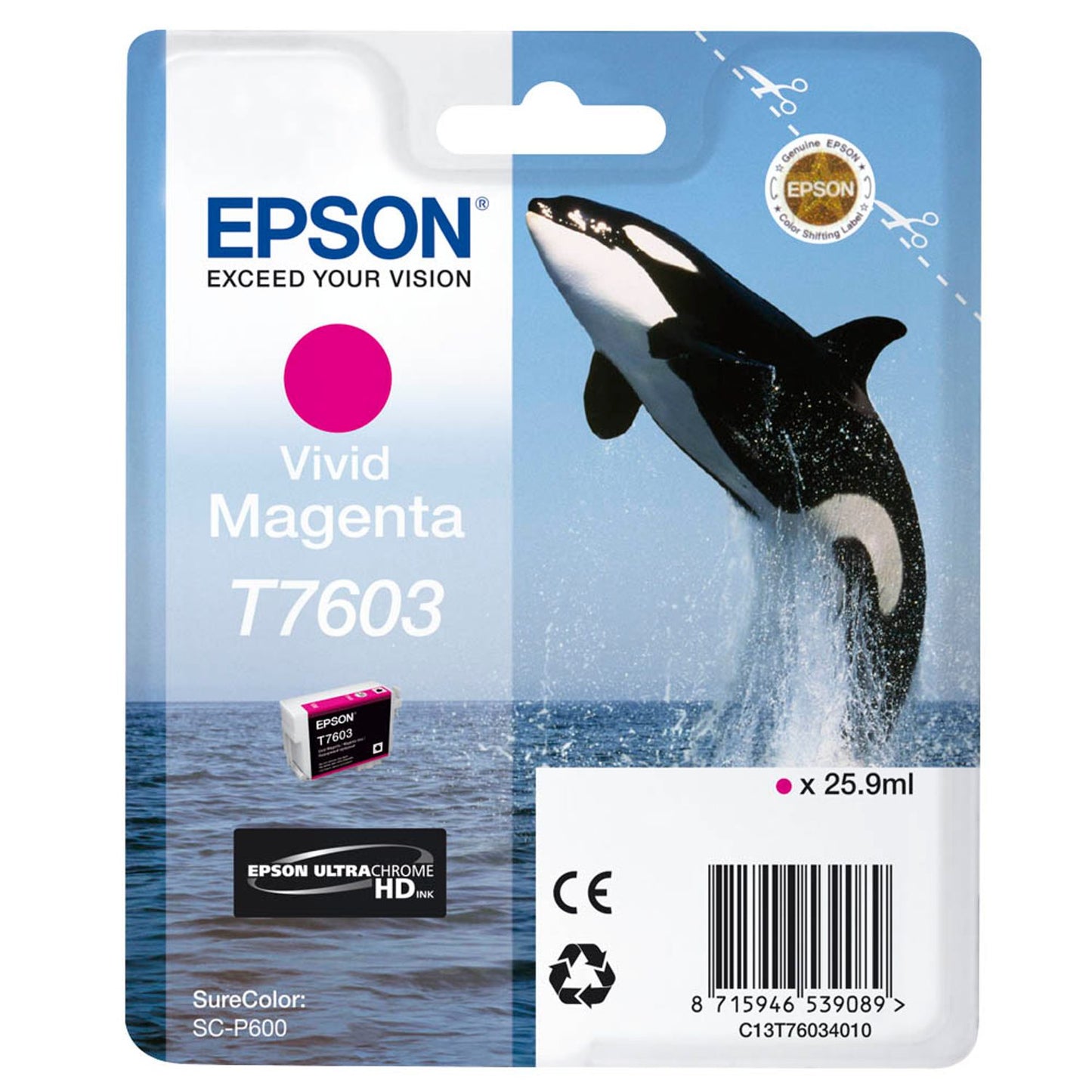 EPSON T7603 vivid magenta Druckerpatrone | C13T76034N10