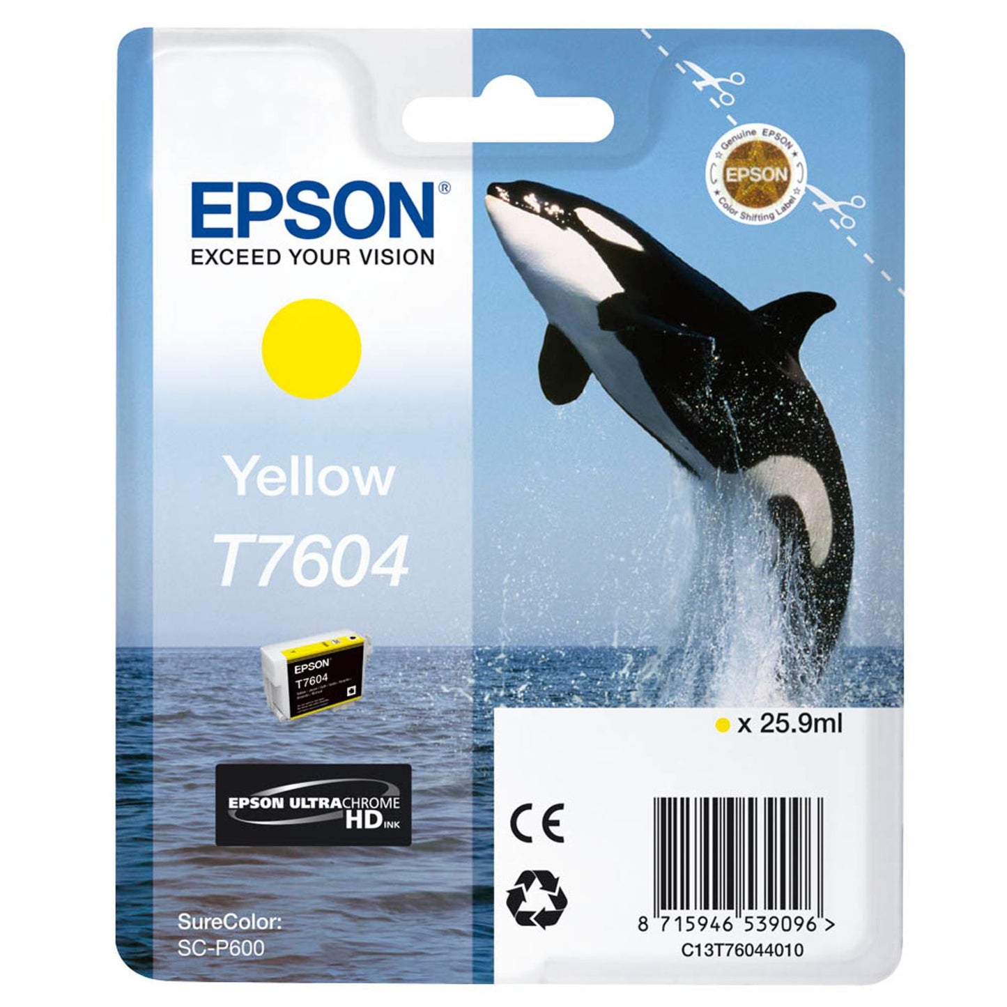 EPSON T7604 gelb Druckerpatrone | C13T76044010