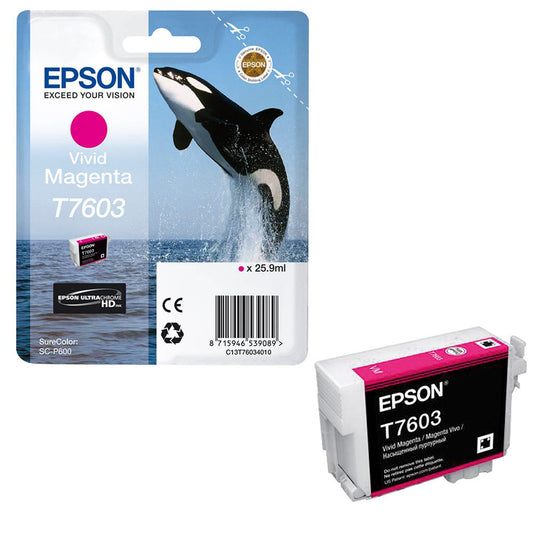 EPSON T7603 vivid magenta Druckerpatrone | C13T76034N10