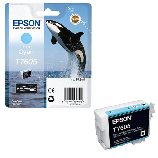 EPSON T7605 light cyan Druckerpatrone | C13T76054010