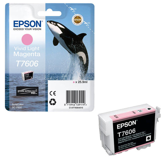 EPSON T7606 vivid light magenta Druckerpatrone | C13T76064N10