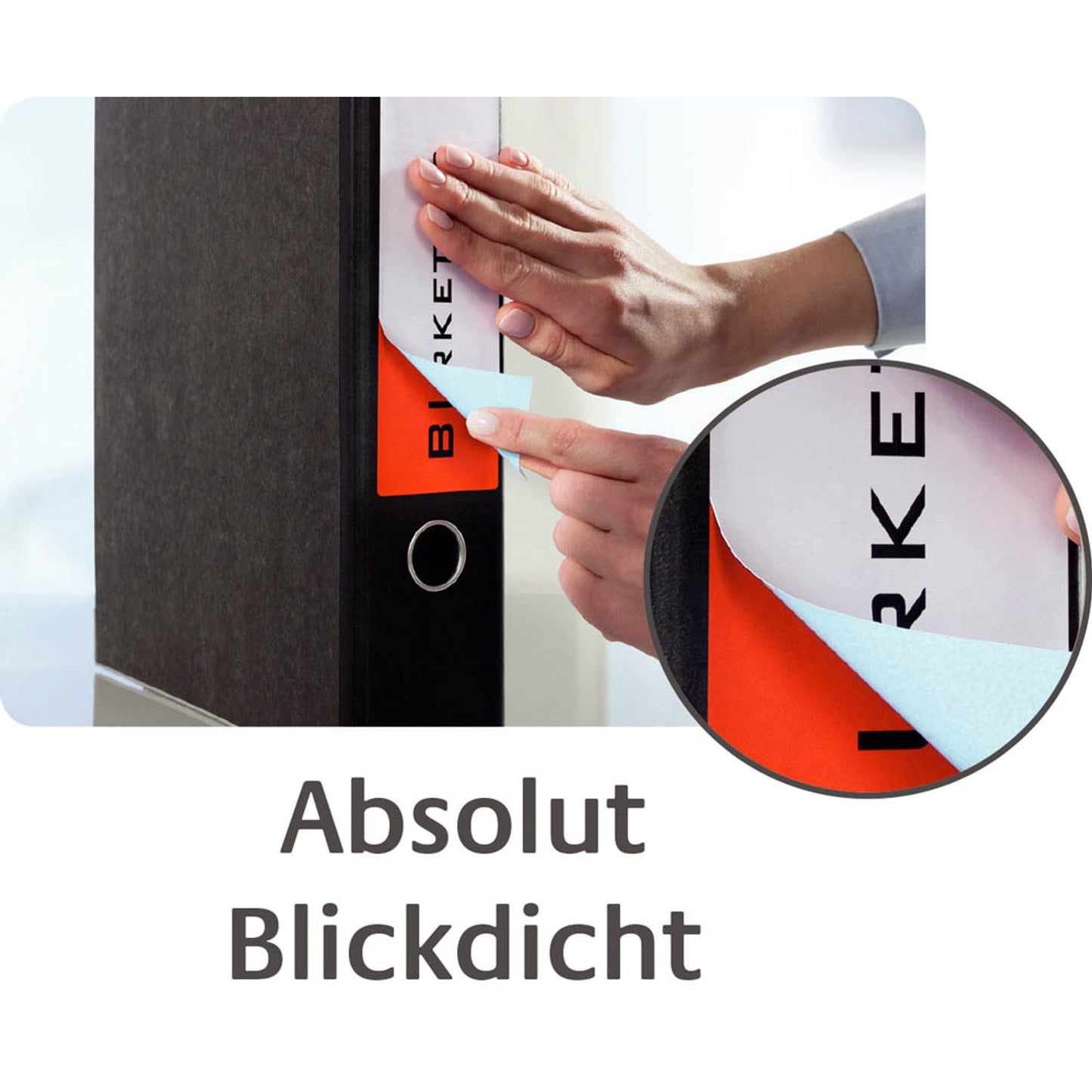 AVERY Zweckform Ordneretiketten weiß | L6061REV-20 | 1 Pack = 30 Blatt