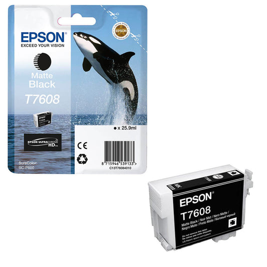 EPSON T7608 matt schwarz Druckerpatrone | C13T76084N10