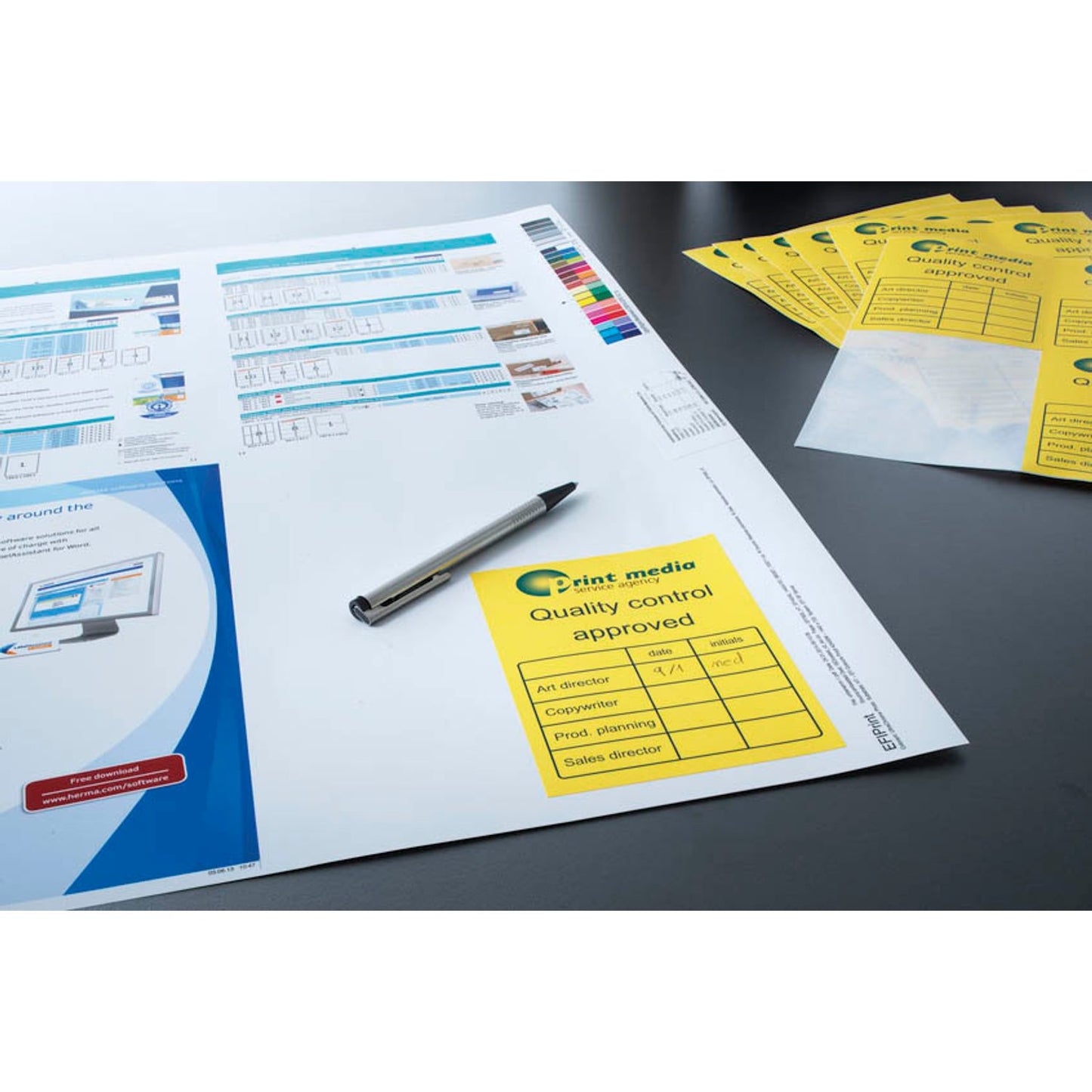 HERMA Etiketten grün 70,0 x 37,0 mm | 4409 | 1 Pack = 100 Blatt