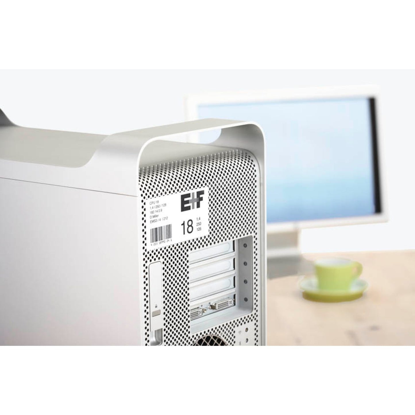 HERMA Typenschildetiketten silber 210,0 x 297,0 mm | 4224 | 1 Pack = 25 Blatt