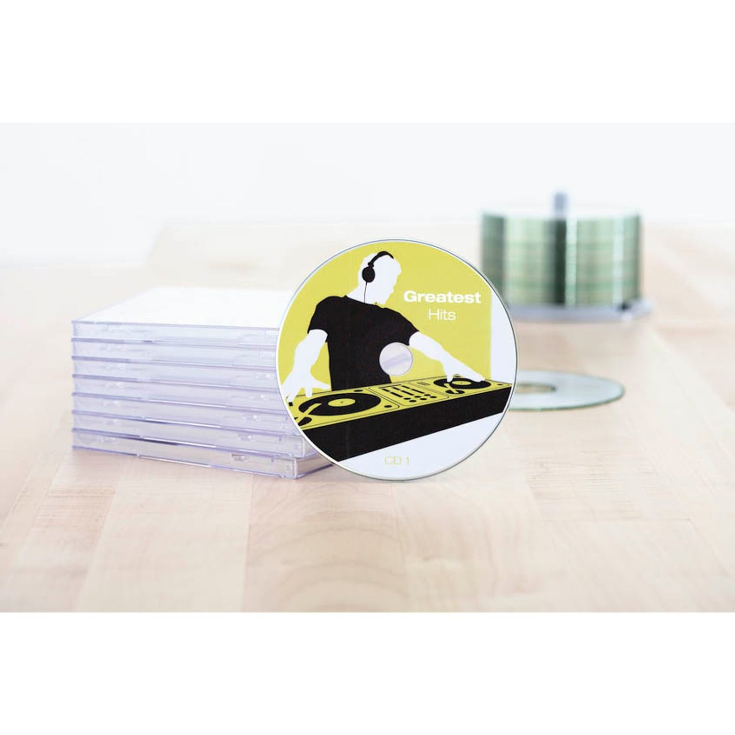 HERMA CD-Etiketten weiß | 4460 | 1 Pack = 200 Etiketten