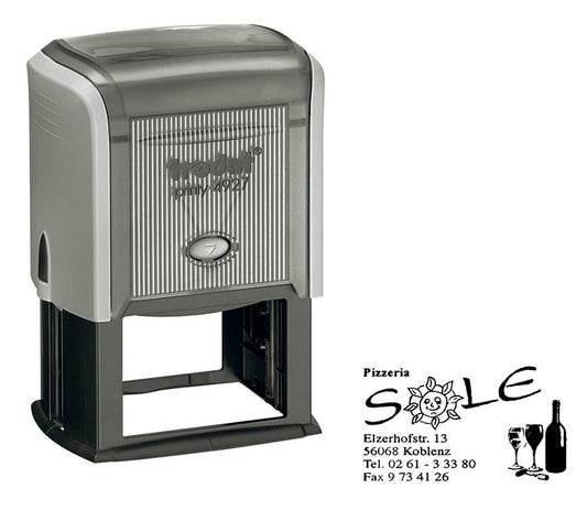 trodat Textstempel, individualisierbar printy 4927 selbstfärbend schwarz