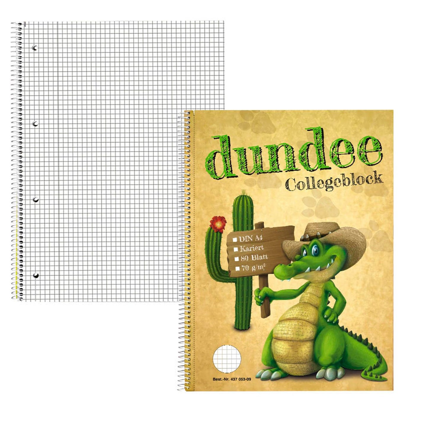 5 dundee Collegeblöcke DIN A4 Innenrand