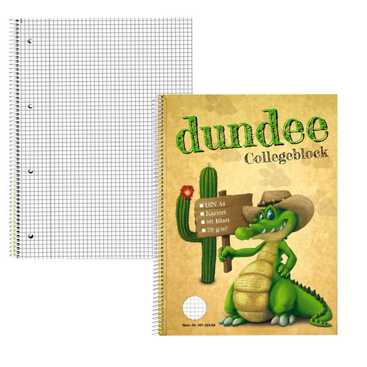 5 dundee Collegeblöcke DIN A4 Innenrand