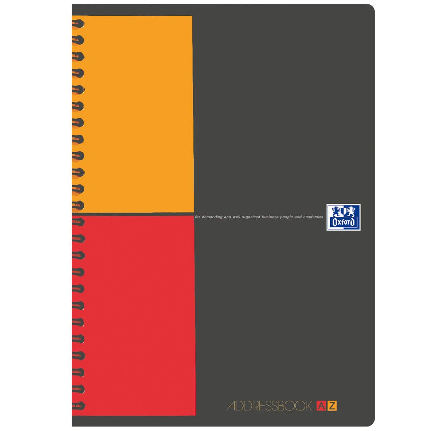 OXFORD Adressbuch Addressbook anthrazit | 100103165