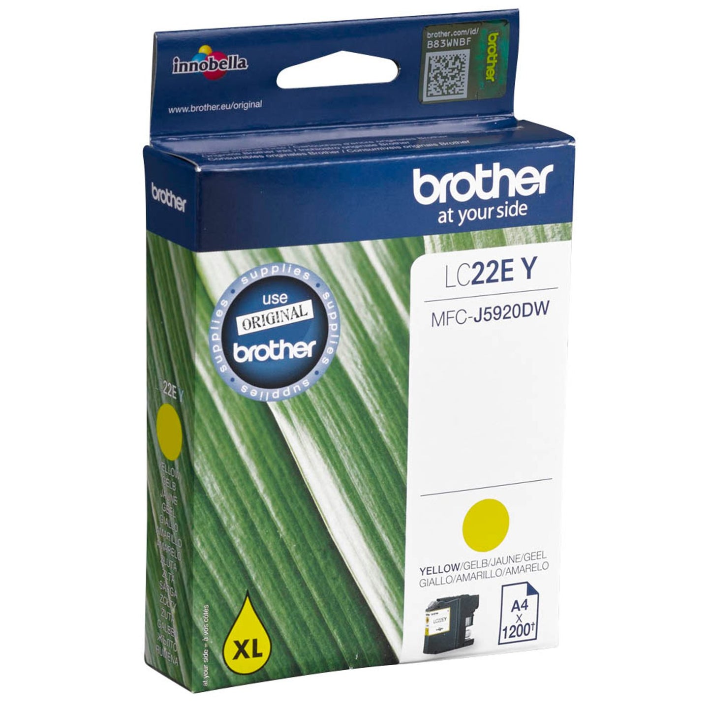 brother LC-22EY gelb Druckerpatrone | LC22EY