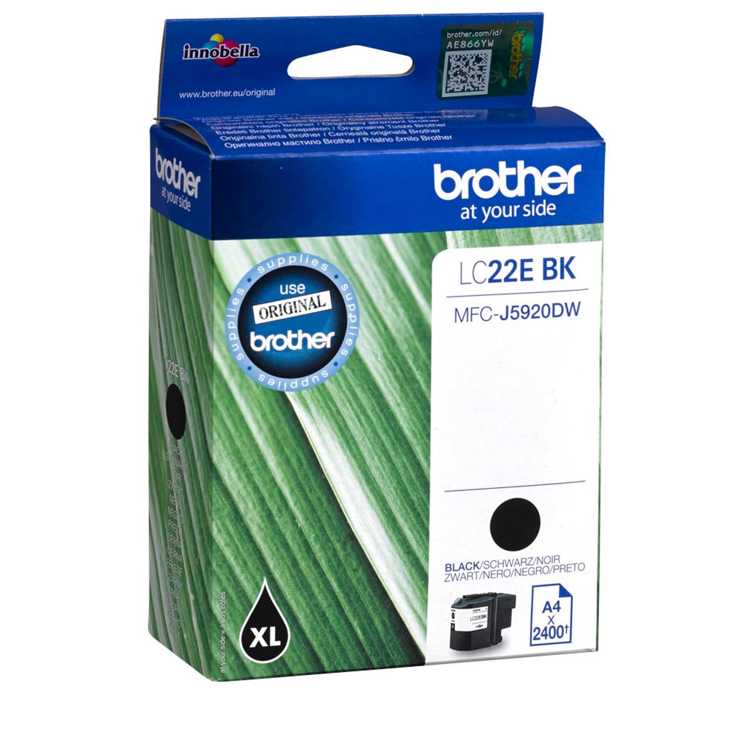 brother LC-22EBK schwarz Druckerpatrone | LC22EBK