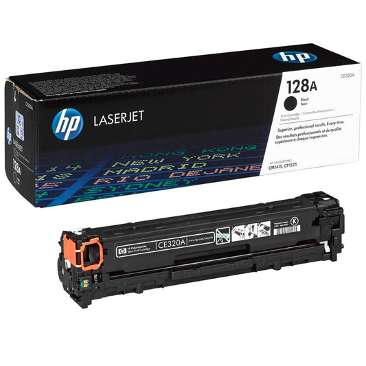 HP 128A () schwarz Tonerkartusche | CE320A
