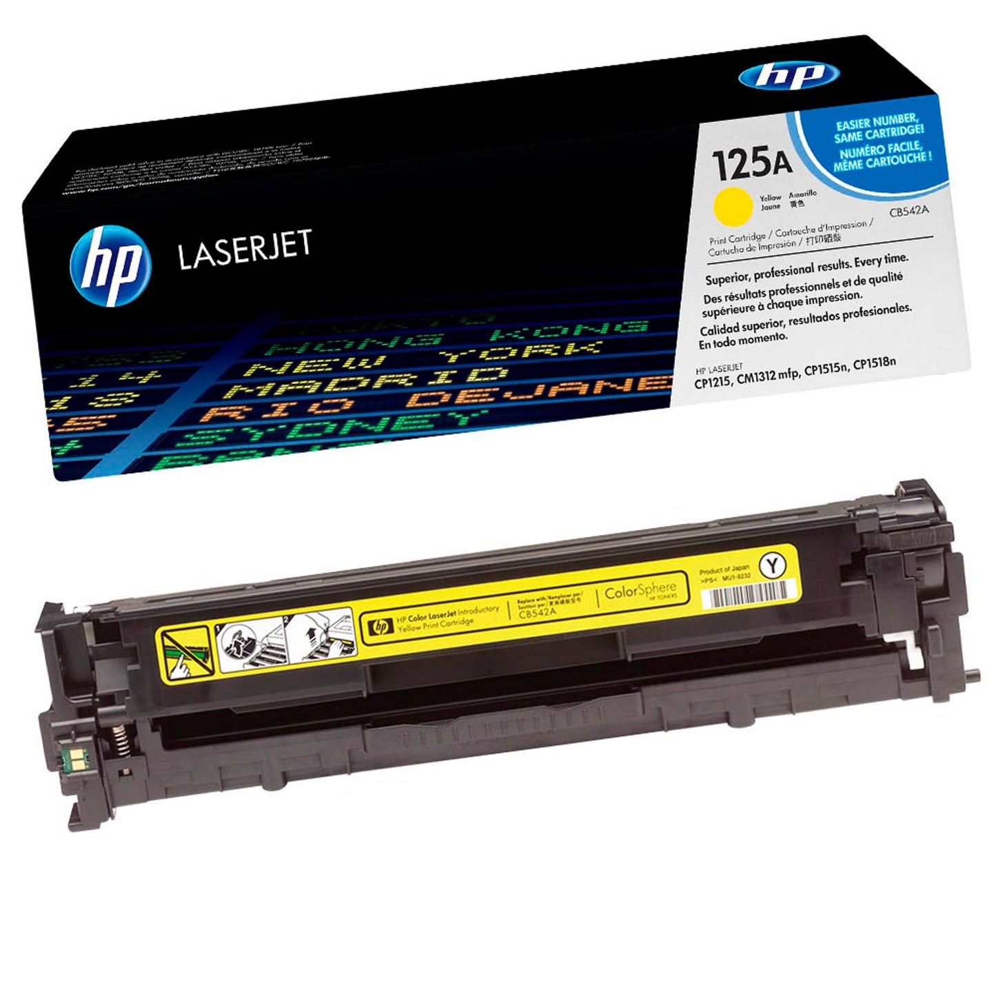 HP 125A () gelb Tonerkartusche | CB542A