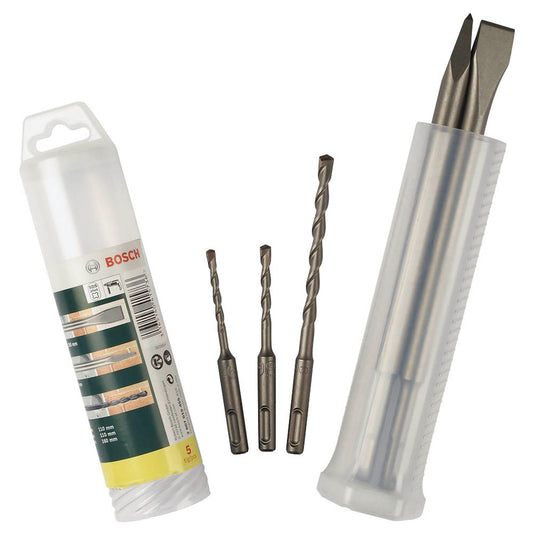 BOSCH SDS-plus Meißel- und Bohrer-Set, 5-teilig | 2607019455