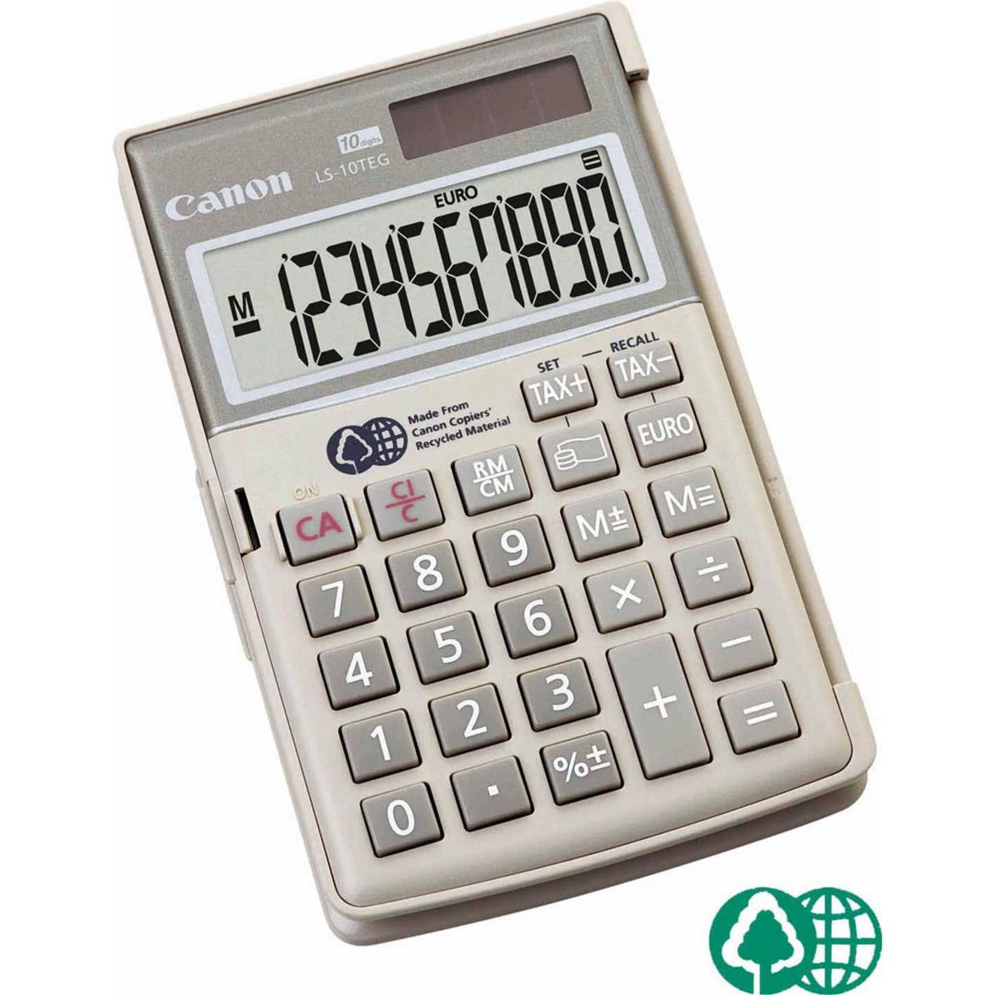 Canon LS-10TEG Taschenrechner grau/metallic | 4422B002AB