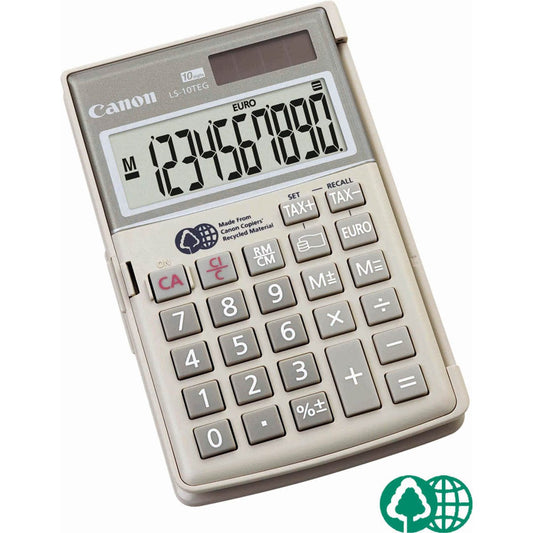 Canon LS-10TEG Taschenrechner grau/metallic | 4422B002AB